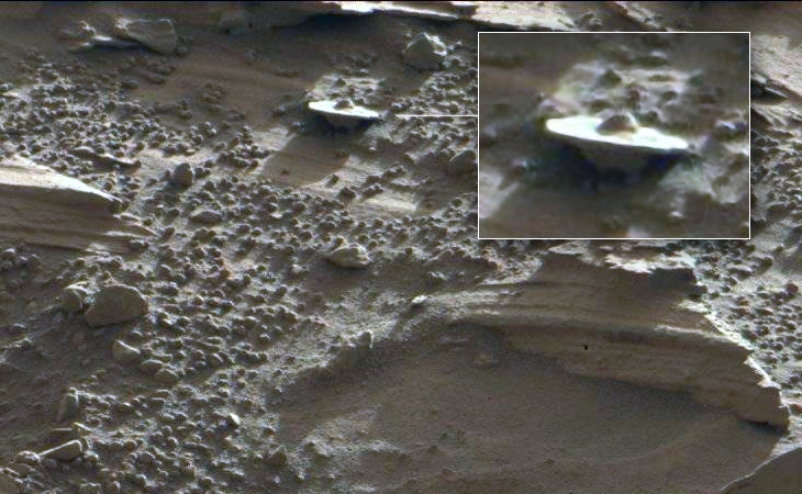 Carved stone disc found on Mars