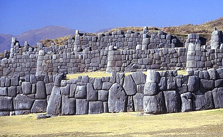 Similar megalithic blocks found on Earth: Fortress of Sacsayhuaman, Cuzco, Peru