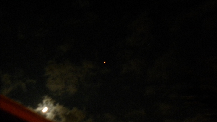 The bight orange/red orb (click for larger image)