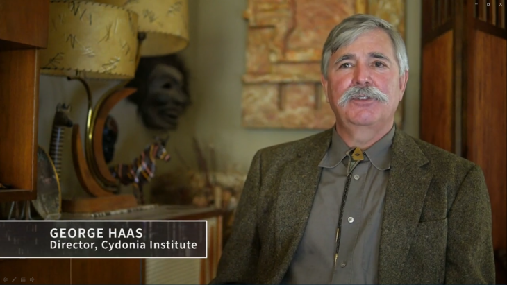 George Haas: Director and Founder of the Cydonia Institute (click for larger image)