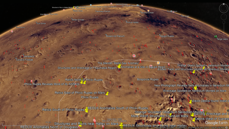 An elevated view of this site being analyzed (click for larger image)