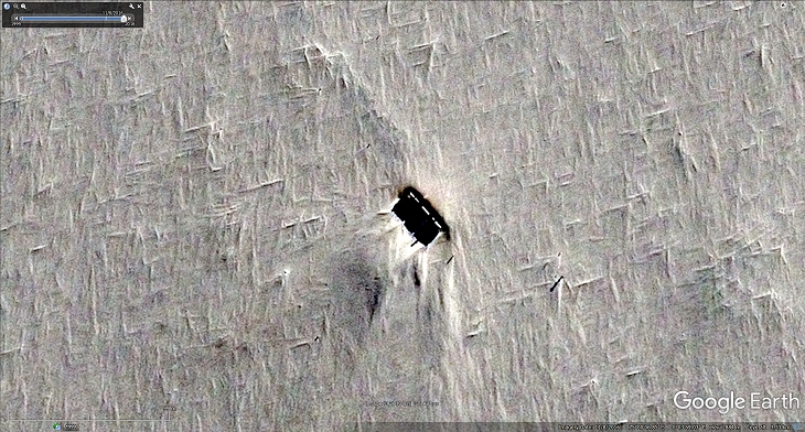 Base discovered in Antarctica (click for larger image)