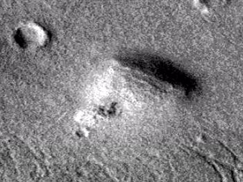 Triangular pyramid on Martian surface – Pyramid one