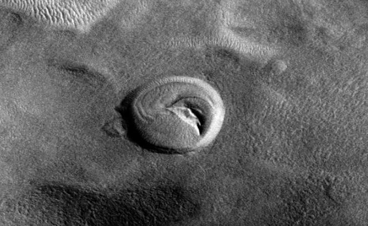 Martian crater anomaly - eight