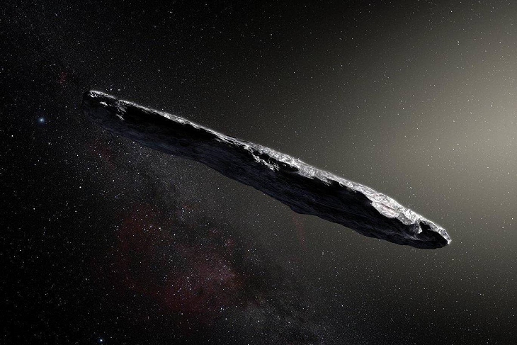 Artists impression of Oumuamua, Source: standard.co.uk