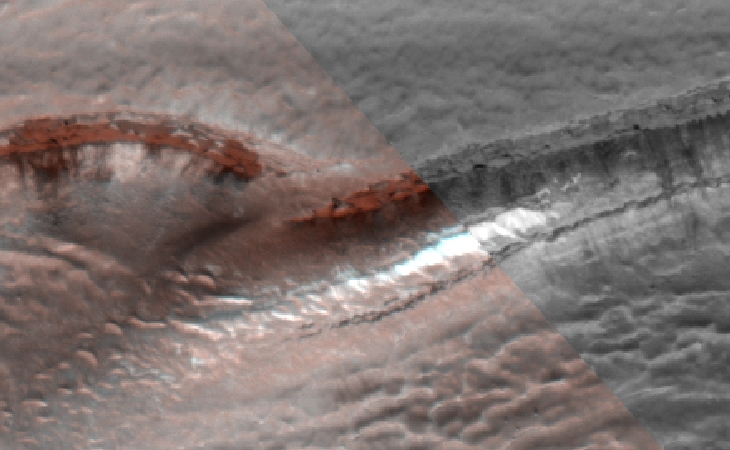 Is this evidence of manipulation in Mars HiRise photograph?