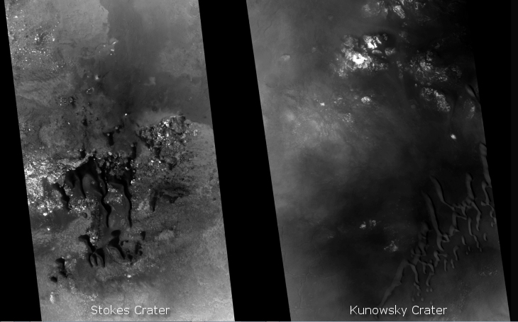 Similarities between Stokes Crater and Kunowsky Crater