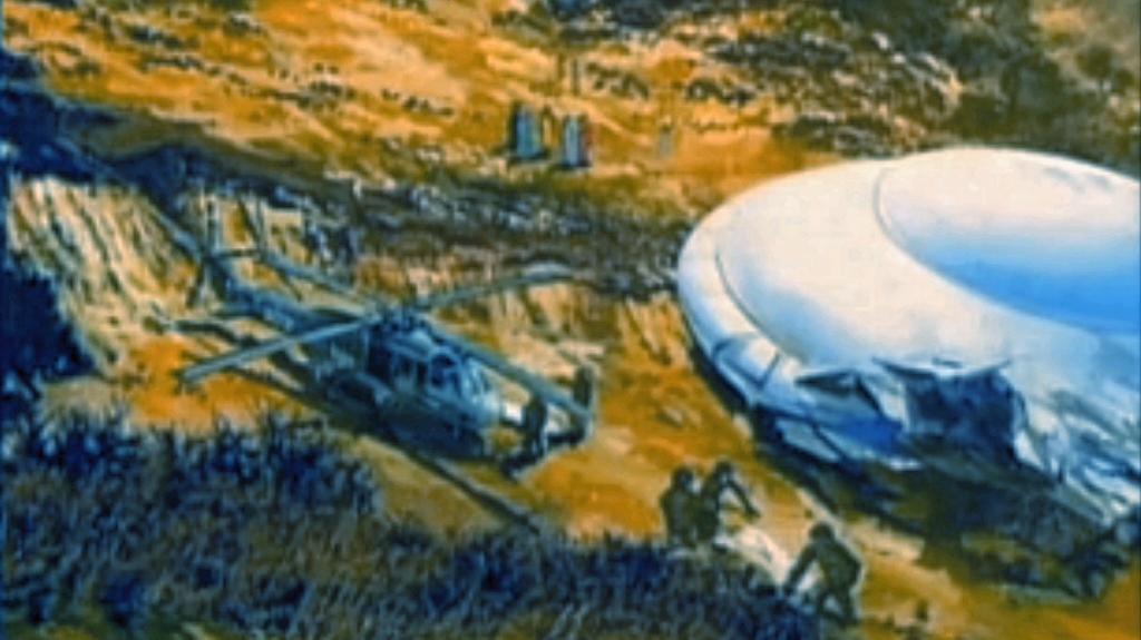 UFO brought down in the Kalahari Desert - Source: alienpictures.blogspot.com