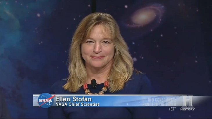 Ellen Stofan: 'I think we are going to have strong indications of life beyond Earth within a decade and I think we are going to have definitive evidence within 20 to 30 years' - Source: Ancient Aliens S12 E09 (2017): Majestic 12